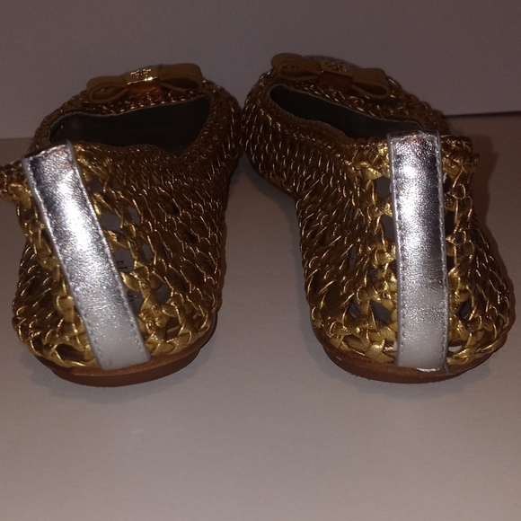 Tory Burch silver and gold flats - Picture 3 of 8